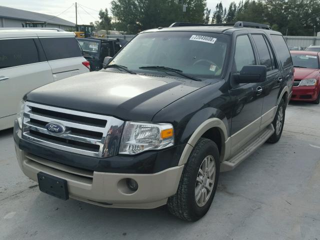 1FMJU1H58AEA76645 - 2010 FORD EXPEDITION BLACK photo 2