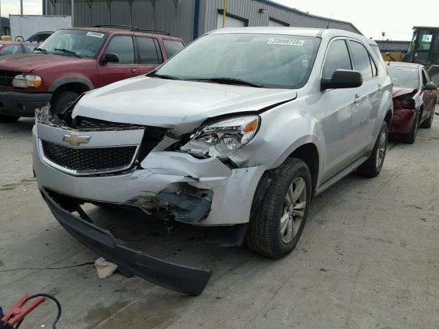 2CNALBEC1B6201048 - 2011 CHEVROLET EQUINOX LS SILVER photo 2