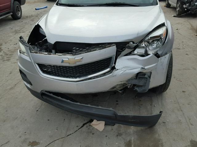 2CNALBEC1B6201048 - 2011 CHEVROLET EQUINOX LS SILVER photo 9