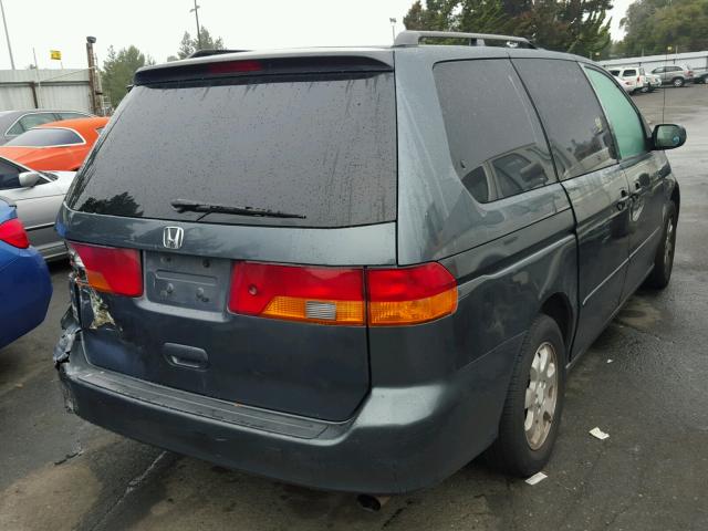 5FNRL18653B058592 - 2003 HONDA ODYSSEY EX BLUE photo 4