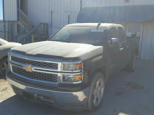 1GCRCPEC6FZ281462 - 2015 CHEVROLET SILVERADO BLACK photo 2