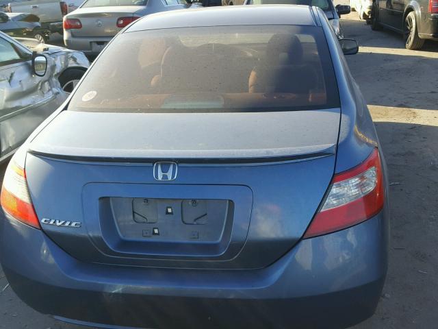 2HGFG12889H504000 - 2009 HONDA CIVIC EX Mavi foto 6