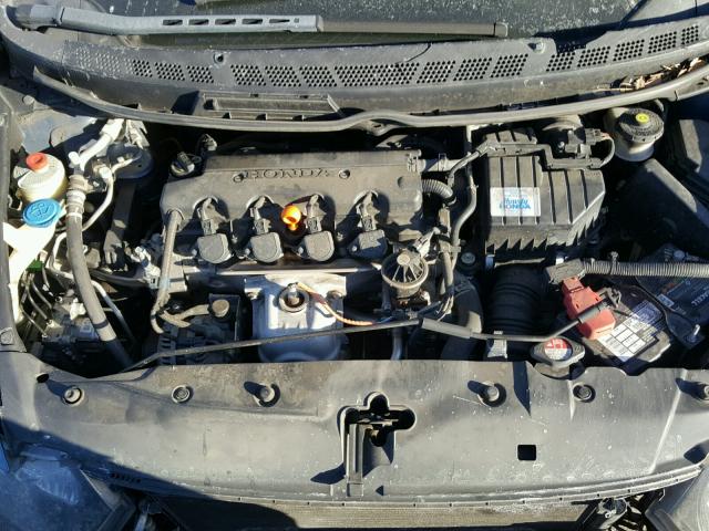 2HGFG12889H504000 - 2009 HONDA CIVIC EX Mavi foto 7