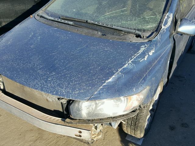 2HGFG12889H504000 - 2009 HONDA CIVIC EX Mavi foto 9