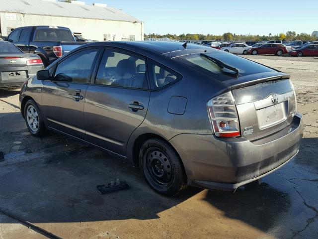 JTDKB20U473210241 - 2007 TOYOTA PRIUS CHARCOAL photo 3