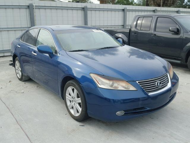 JTHBJ46GX72080583 - 2007 LEXUS ES 350 BLUE photo 1