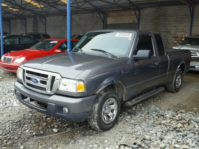 1FTYR44U67PA87241 - 2007 FORD RANGER SUP GRAY photo 2