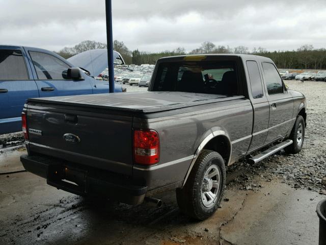 1FTYR44U67PA87241 - 2007 FORD RANGER SUP GRAY photo 4