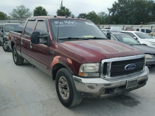 1FTNW20S9YED69861 - 2000 FORD F250 SUPER MAROON photo 1