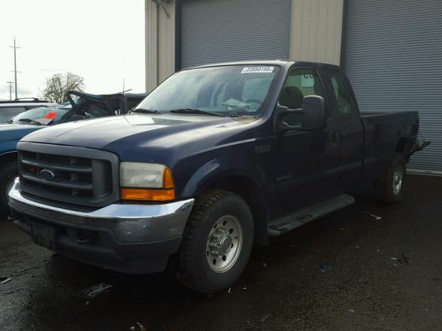 1FTNX20F01EC13584 - 2001 FORD F250 SUPER BLUE photo 2