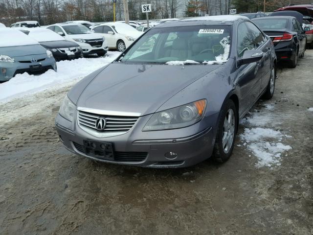 JH4KB16565C015294 - 2005 ACURA RL ნაცრისფერი ფოტო 2