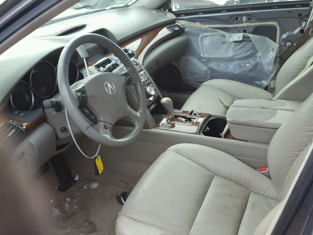 JH4KB16565C015294 - 2005 ACURA RL GRAY photo 5