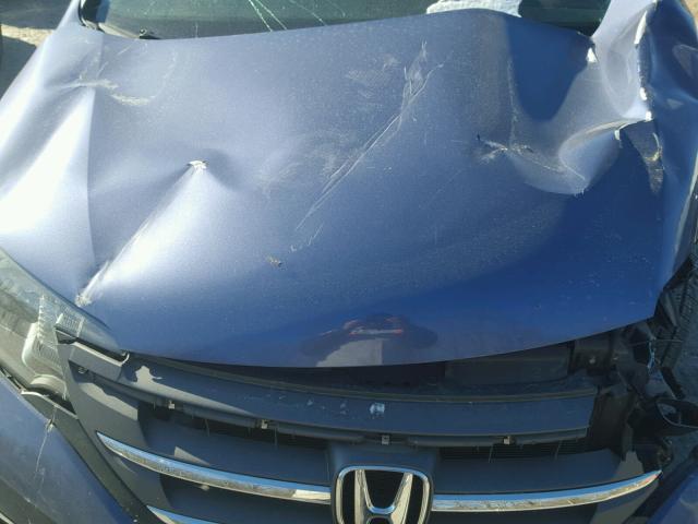 2HKRM4H73DH684636 - 2013 HONDA CR-V EXL BLUE photo 7