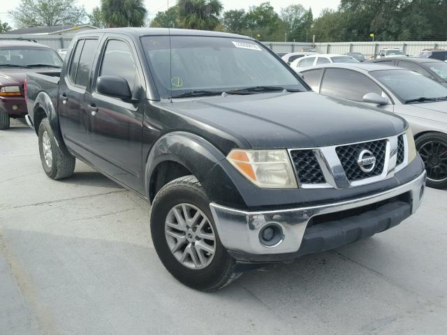 1N6AD07U45C456300 - 2005 NISSAN FRONTIER C BLACK photo 1