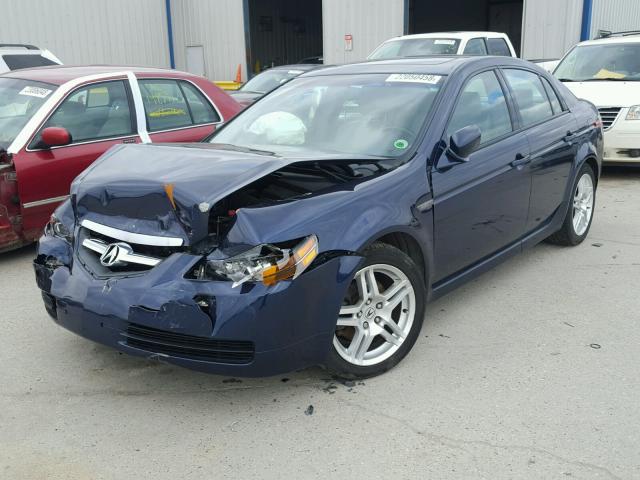 19UUA66225A062433 - 2005 ACURA TL BLUE photo 2