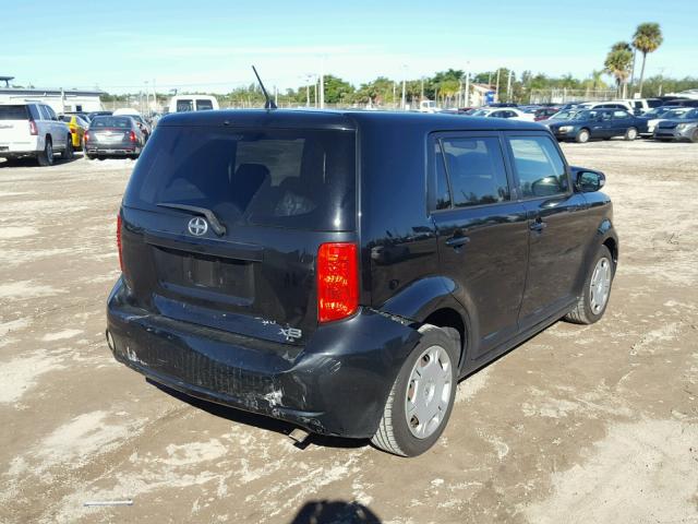 JTLZE4FE5A1108939 - 2010 TOYOTA SCION XB BLACK photo 4