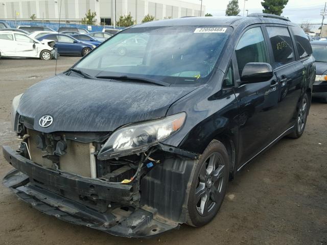 5TDXK3DC4BS123539 - 2011 TOYOTA SIENNA SPO BLACK photo 2