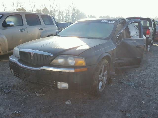 1LNHM86S92Y693990 - 2002 LINCOLN LS BLACK photo 2