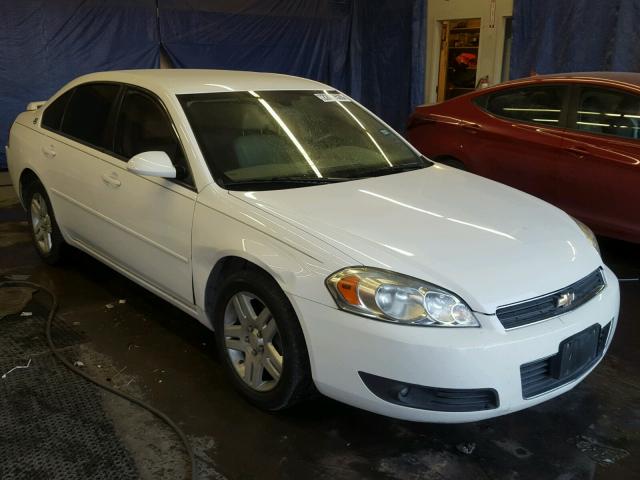 2G1WC58R079119466 - 2007 CHEVROLET IMPALA LT WHITE photo 1