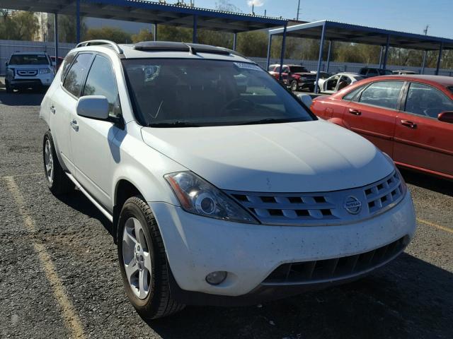 JN8AZ08T04W204717 - 2004 NISSAN MURANO SL WHITE photo 1