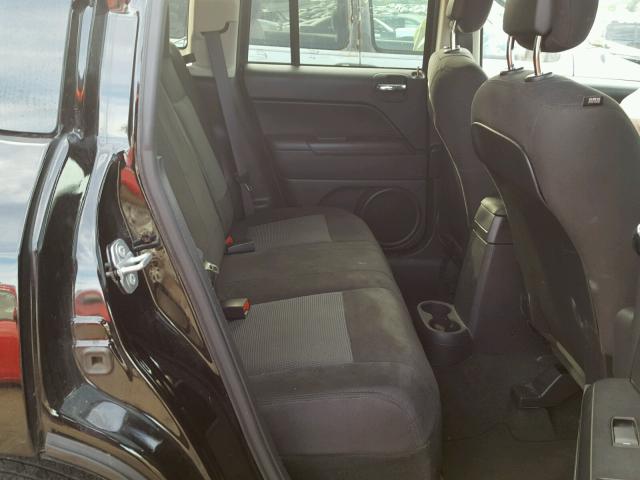 1C4NJDBB9GD712809 - 2016 JEEP COMPASS SP BLACK photo 6