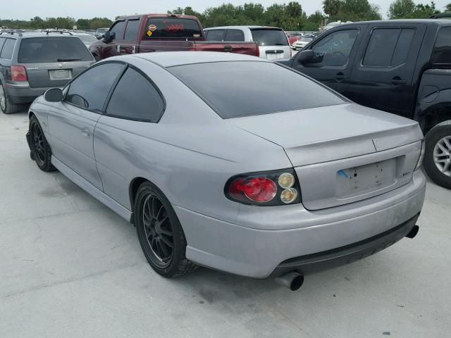 6G2VX12U16L535554 - 2006 PONTIAC GTO GRAY photo 3