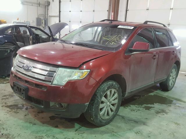 2FMDK39C98BA74789 - 2008 FORD EDGE LIMIT BURGUNDY photo 2