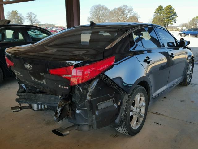 5XXGN4A74DG147316 - 2013 KIA OPTIMA EX BLACK photo 4