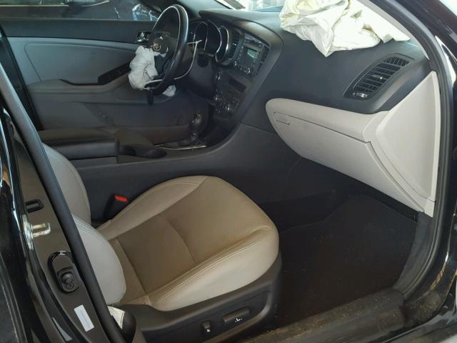 5XXGN4A74DG147316 - 2013 KIA OPTIMA EX BLACK photo 5