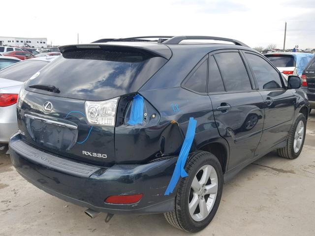 2T2GA31U85C036140 - 2005 LEXUS RX 330 GREEN photo 4