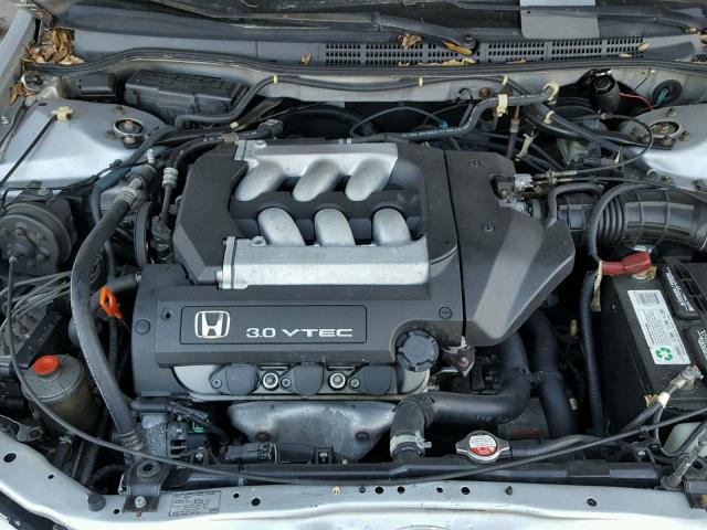 1HGCG165X2A040067 - 2002 HONDA ACCORD EX SILVER photo 7