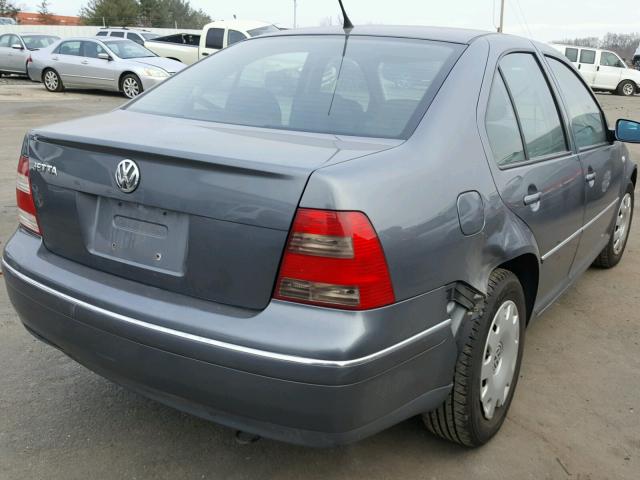 3VWRA69MX4M015859 - 2004 VOLKSWAGEN JETTA GL GRAY photo 4