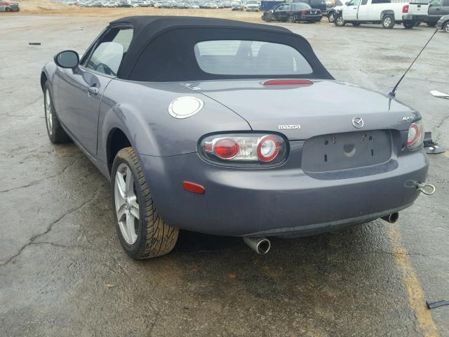 JM1NC25FX70123207 - 2007 MAZDA MX-5 MIATA GRAY photo 3