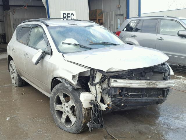 JN8AZ08W75W437313 - 2005 NISSAN MURANO SL SILVER photo 1