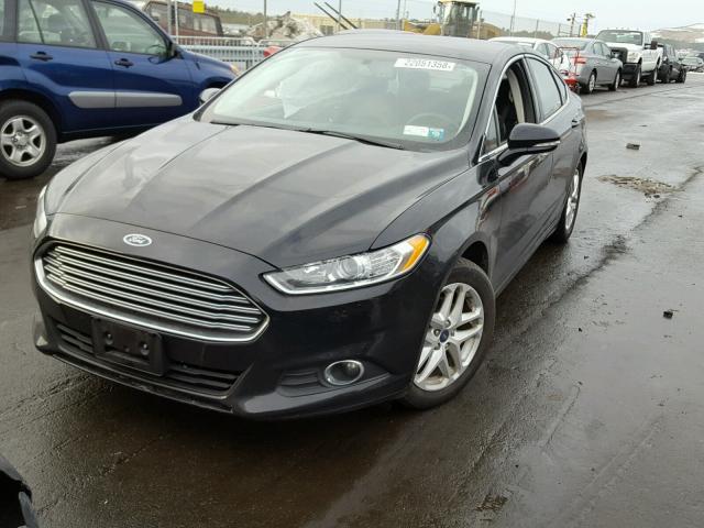 3FA6P0HD5GR248113 - 2016 FORD FUSION SE BLACK photo 2