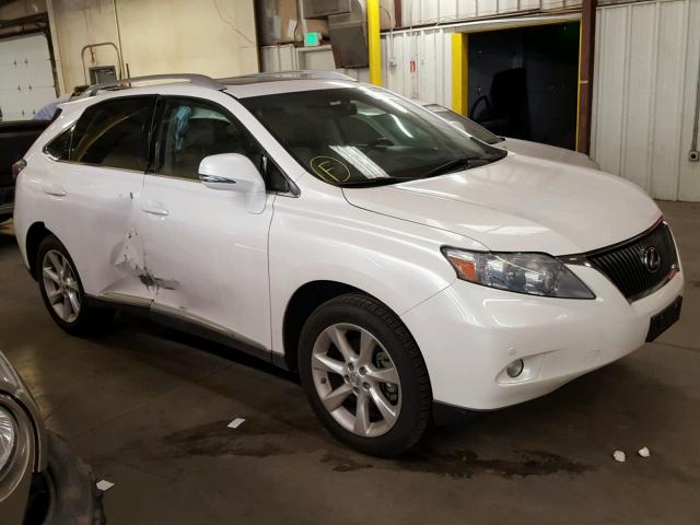 2T2BK1BA5AC041581 - 2010 LEXUS RX 350 WHITE photo 1