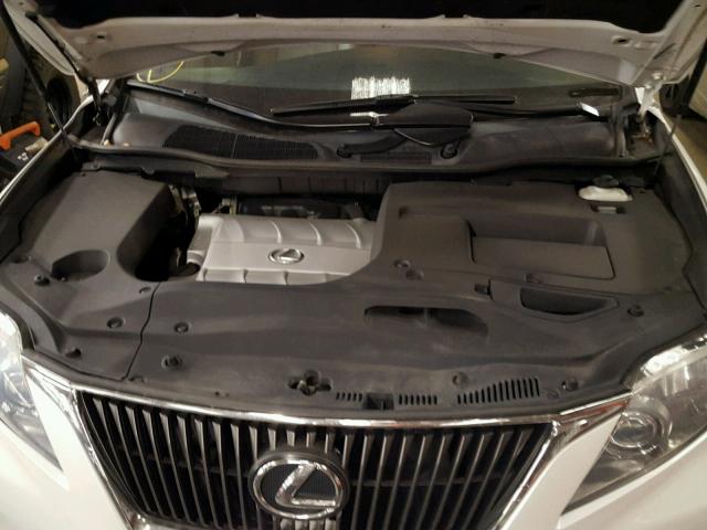 2T2BK1BA5AC041581 - 2010 LEXUS RX 350 WHITE photo 7