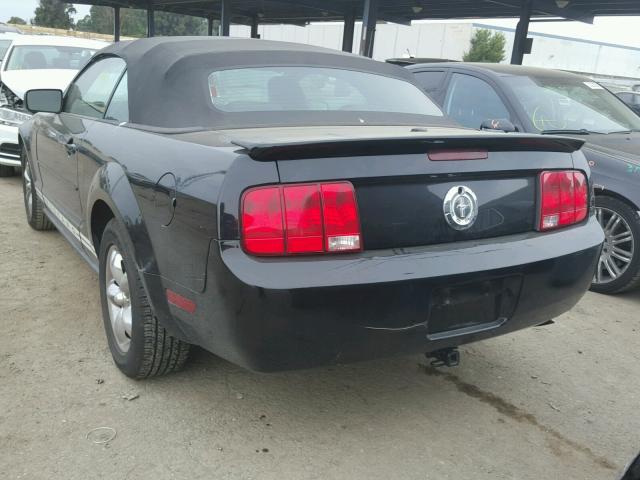 1ZVFT84N375282196 - 2007 FORD MUSTANG BLACK photo 3