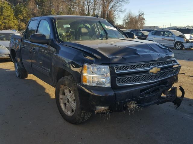 3GCPKTE78CG128227 - 2012 CHEVROLET SILVERADO BLACK photo 1