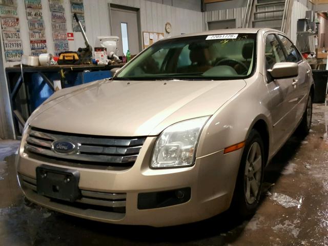 3FAHP07Z68R265316 - 2008 FORD FUSION SE BEIGE photo 2