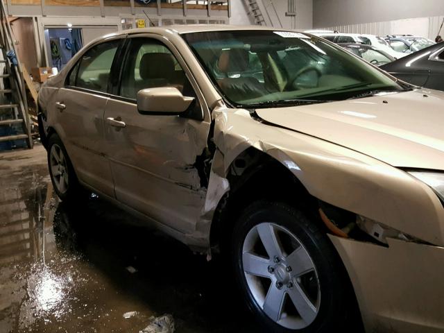 3FAHP07Z68R265316 - 2008 FORD FUSION SE BEIGE photo 9