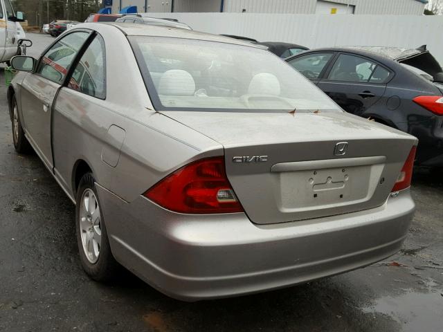 1HGEM22923L086496 - 2003 HONDA CIVIC EX TAN photo 3