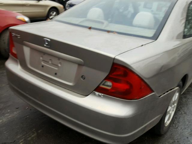 1HGEM22923L086496 - 2003 HONDA CIVIC EX თაფლისფერი ფოტო 9