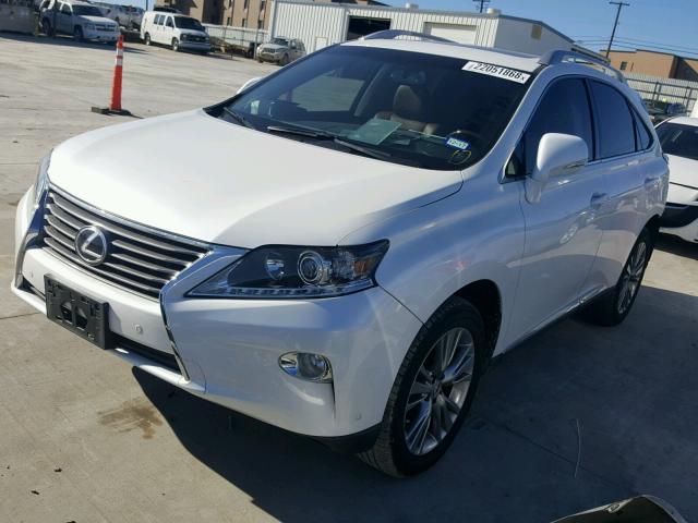 JTJZK1BA1E2012986 - 2014 LEXUS RX 350 WHITE photo 2