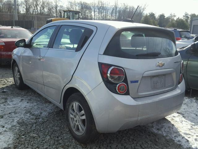 1G1JC6SH9F4120620 - 2015 CHEVROLET SONIC LT SILVER photo 3