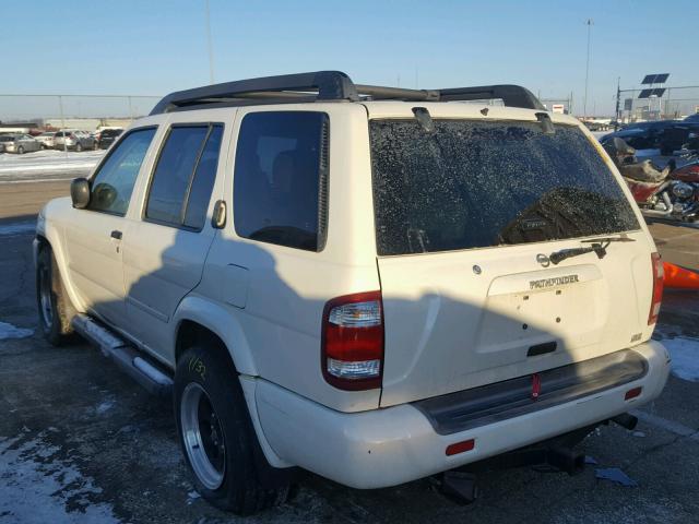 JN8DR09Y53W817941 - 2003 NISSAN PATHFINDER WHITE photo 3