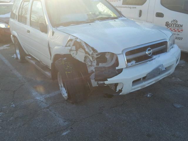 JN8DR09Y53W817941 - 2003 NISSAN PATHFINDER WHITE photo 9