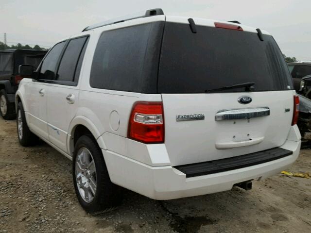 1FMJU1K56AEA81707 - 2010 FORD EXPEDITION WHITE photo 3