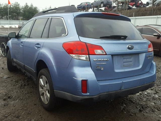 4S4BRBCC0A3358128 - 2010 SUBARU OUTBACK 2. BLUE photo 3