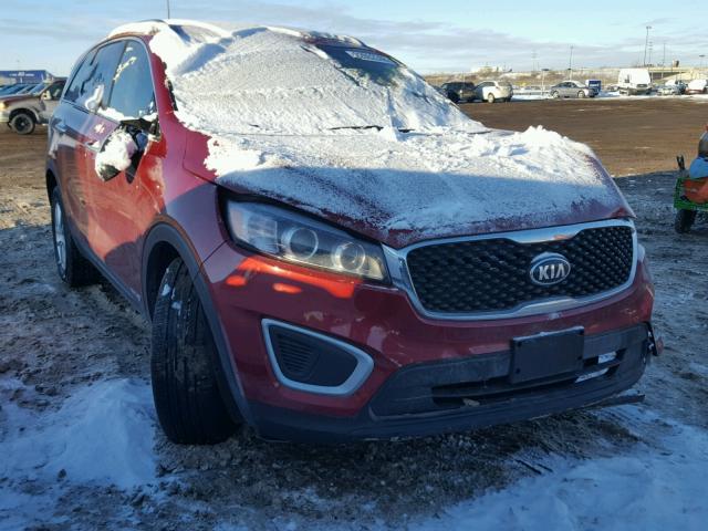 5XYPGDA5XHG334179 - 2017 KIA SORENTO LX RED photo 1